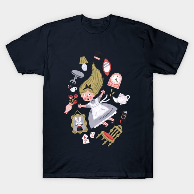 Alice in Wonderland T-Shirt by WanderingBert